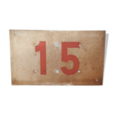 Authentic industrial plate 15