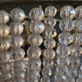 Large ceiling light Demi Montgolfière in bronze with 5 lights - 19th century period