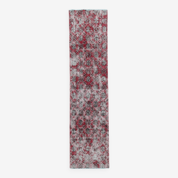 3x10 Vintage Floral Runner Rug, 70x306Cm