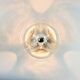 Space Age Glass Ceiling Light 'Wave' Model by by Koch & Lowy for P&P, 1970s