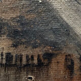 Painting "Rue de Montmartre" school of Paris HST signed with frame