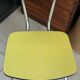 Vintage Yellow Formica Chair