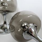 Pair of 70s mushroom lamps