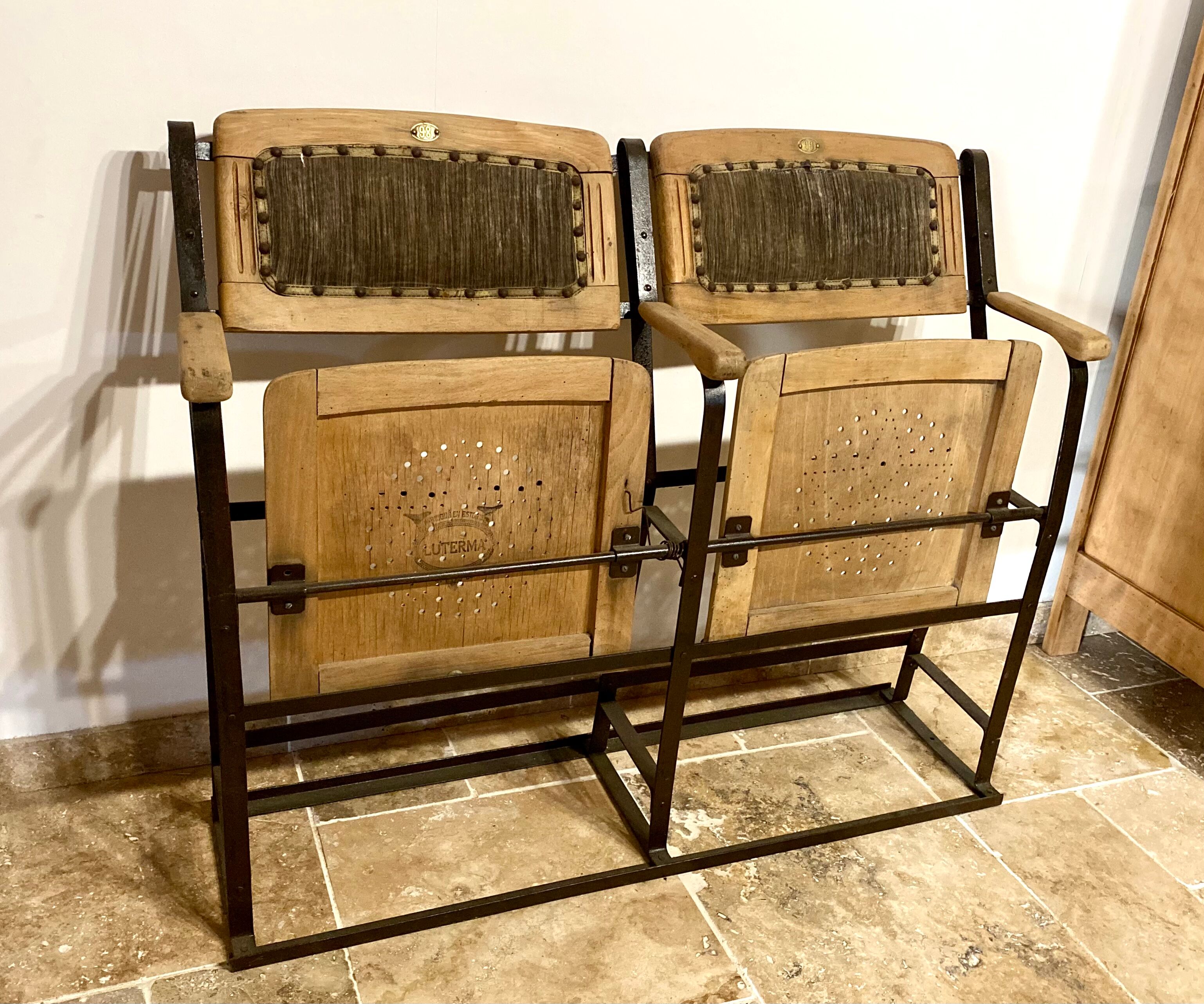 Fauteuils de théâtre Luterma début XXème