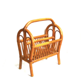 Rattan magazine holder