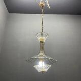 Vintage Crystal Pendant Light by Caldier, Italy, 1970s