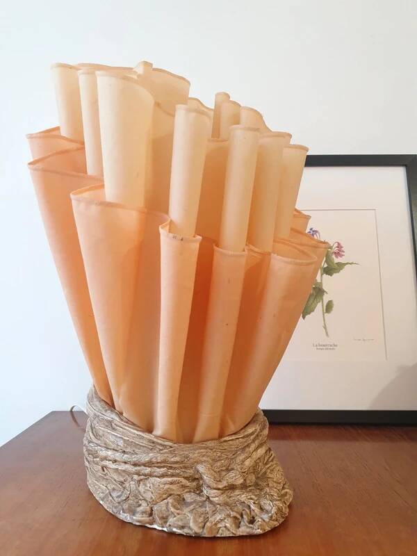 Jannalights draped lamp from the 1970s