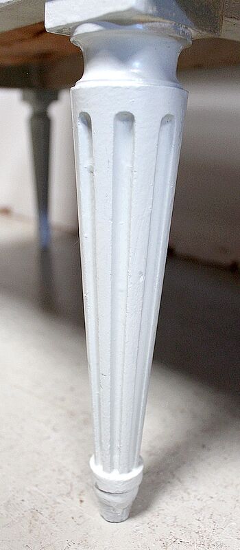 Beech children's bench, Louis XVI style, Early 20th century