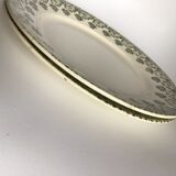 2 Flat Plates Iron Earth Badonviller khaki clover