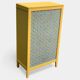 Parisian art deco buffet in yellow ochre