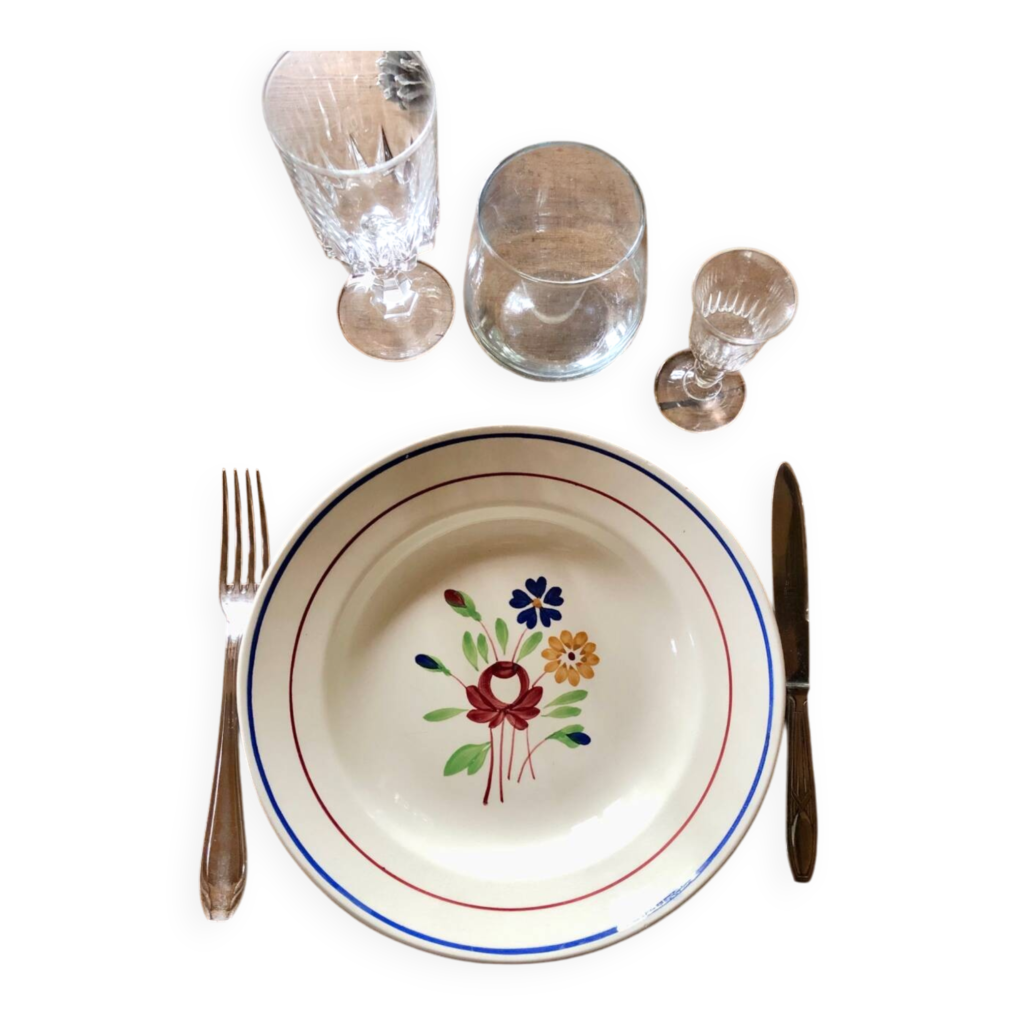 Chantilly K&G Luneville soup plates