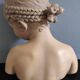 Bust "the laughing" after jean-baptiste pigalle in plaster