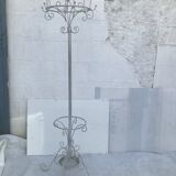Porte manteau perroquet en fer forgé vintage