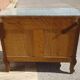 Commode en noyer Louis XV avec miroir