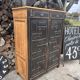 Storage furniture / Antique black wood and wood sideboard