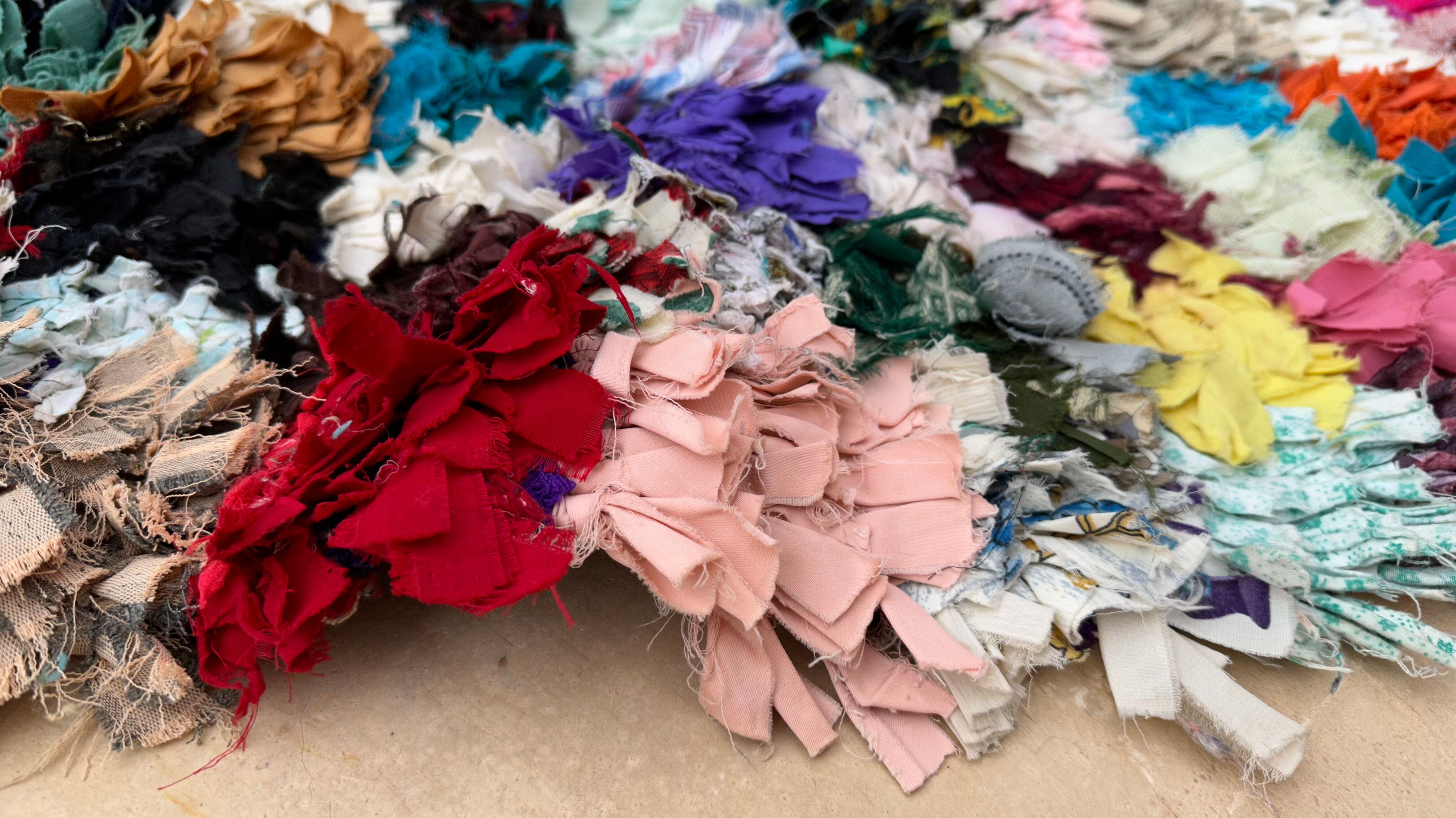 Boucherouite carpet - 94 x 205 cm