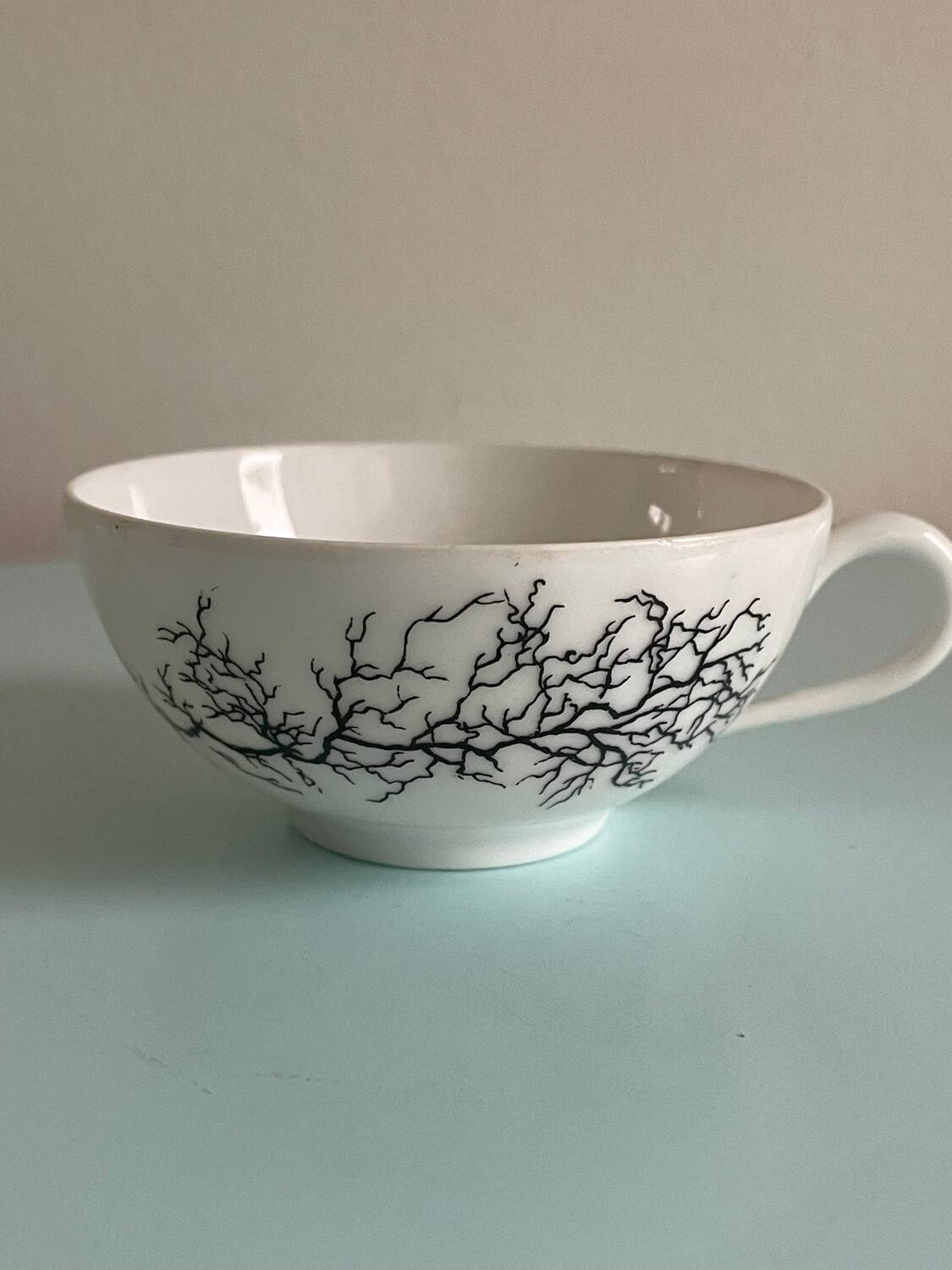 Vintage Limoges Porcelain Coffee Cups – Françoise Adnet “Black Coral”