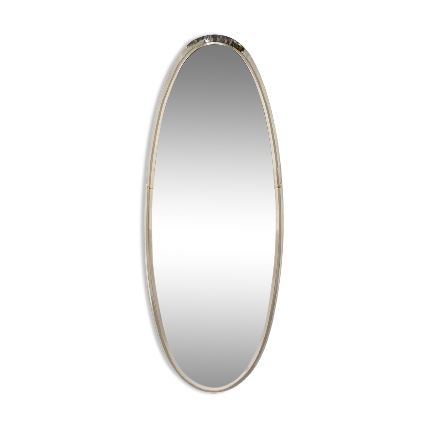 Brass mirror by Vereinigte Werkstätten München, 1960