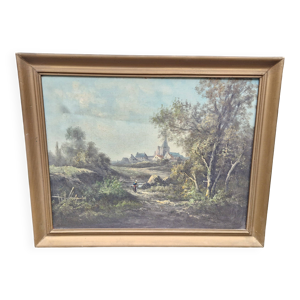 Tableau huile sur toile