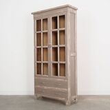 Oak showcase, Danish design, 1980s, production: Denmark