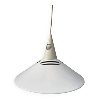 Pendant light 1980 white metal