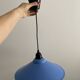 Suspension bleue IKEA vintage Lyra 1980-1990