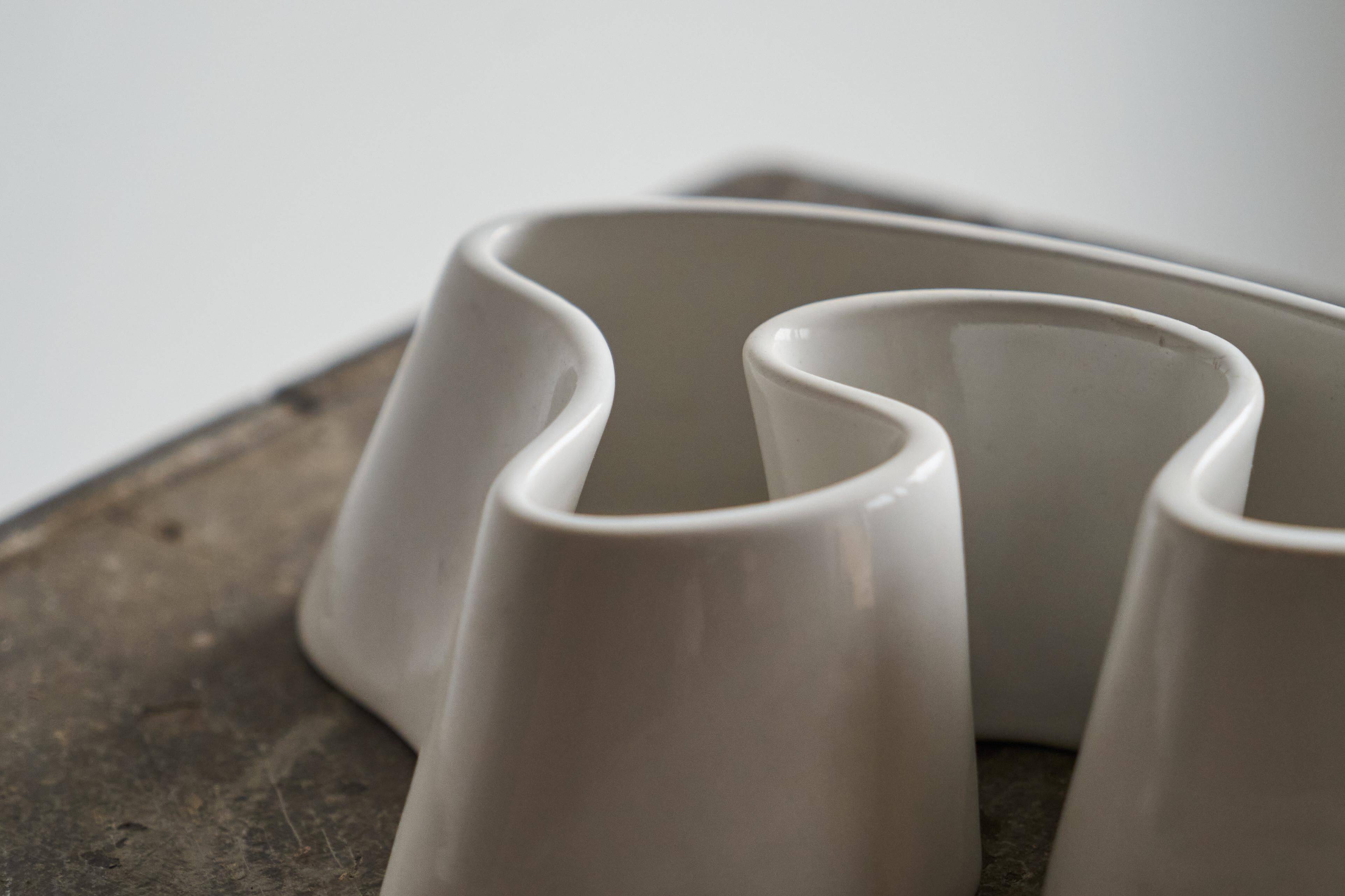 Angelo Mangiarotti ceramic object 'Tremiti Formalibera' Danese Milano 1964