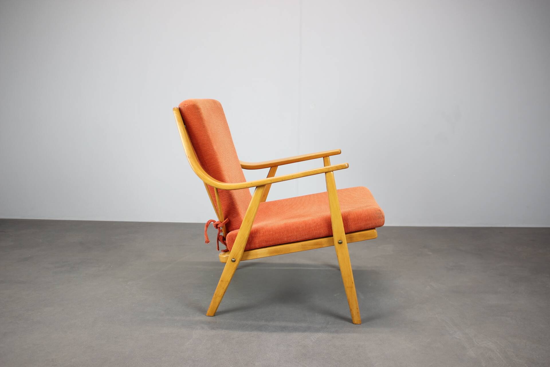 Beech armchair by TON, Czechoslovakia, 1970s