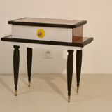 Side table vintage foot compass bis color