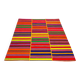 Grand Kilim Rug "Cherga" Vintage in 3 Hand-Stitched Panels - 264 x 184 cm
