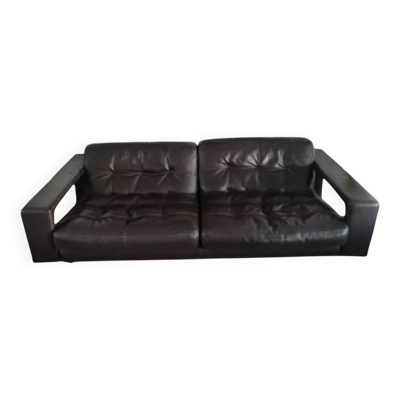 Canapé Steiner cuir noir