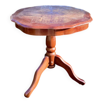 Vintage solid wood side table