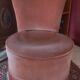 Fauteuil ancien en velour