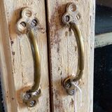 Meuble vitrine en teck ancien