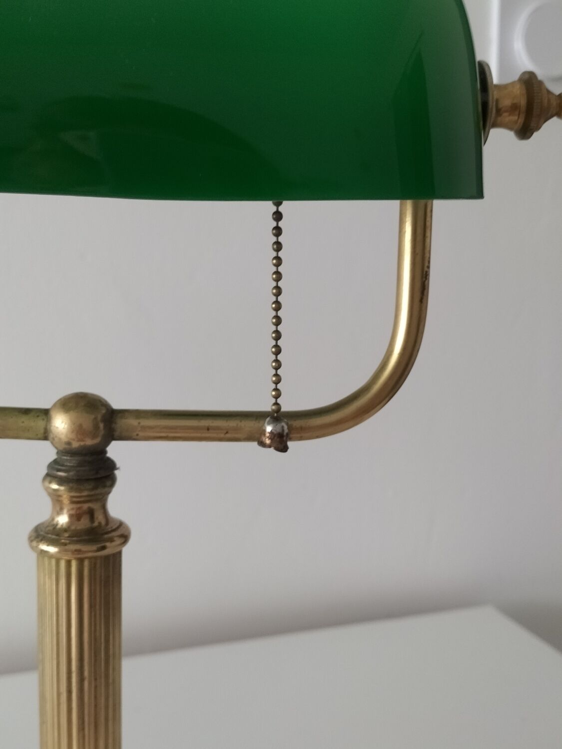 Green banker's lamp