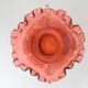 Art Czech glass vase, by Glasswork Novy Bor, 1950s