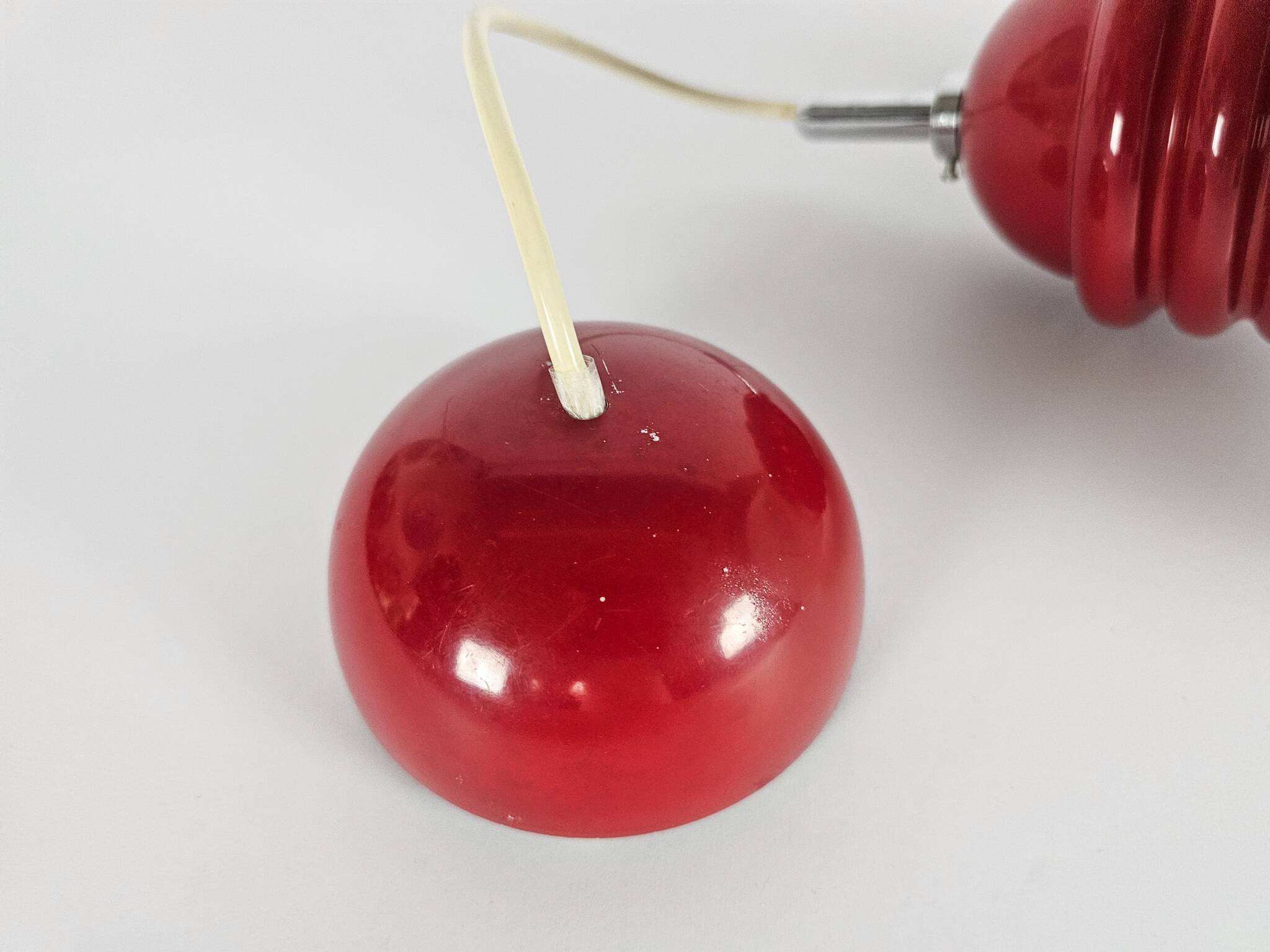 Tronconi - Enrico Tronconi - 'Bulb lamp' -  opaline - chroom - Italie - 1970's