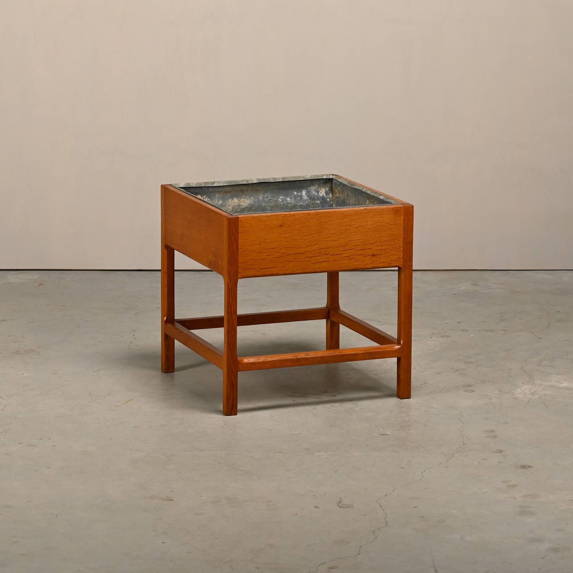 Kai Kristiansen Planter in Oak for Aksel Kjersgaard, 1960s