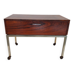 Commode vintage en palissandre, - table