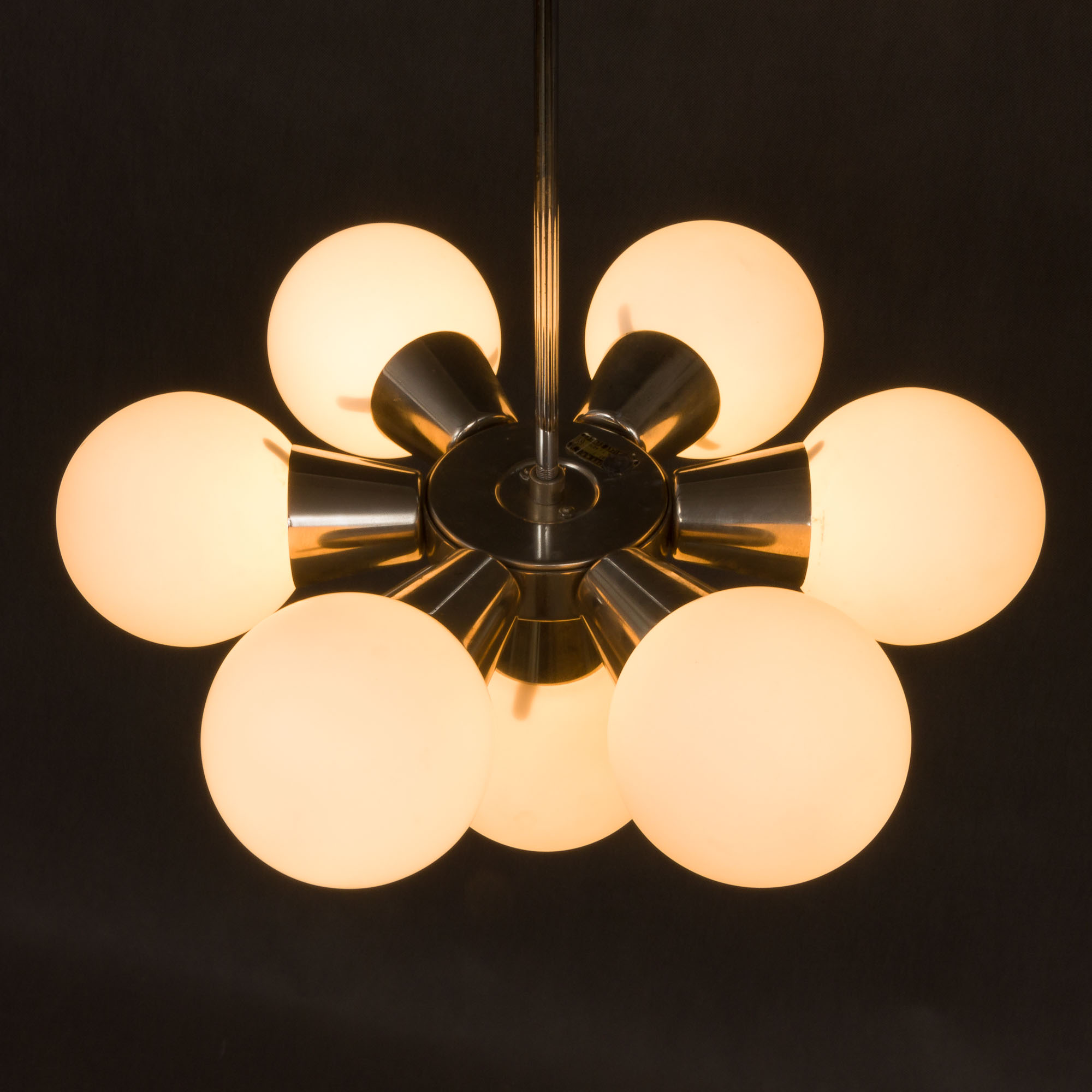 Sputnik lamp from Kamenicky Senov 1960s