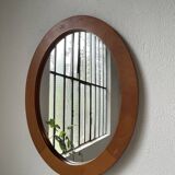 Oval cherry mirror