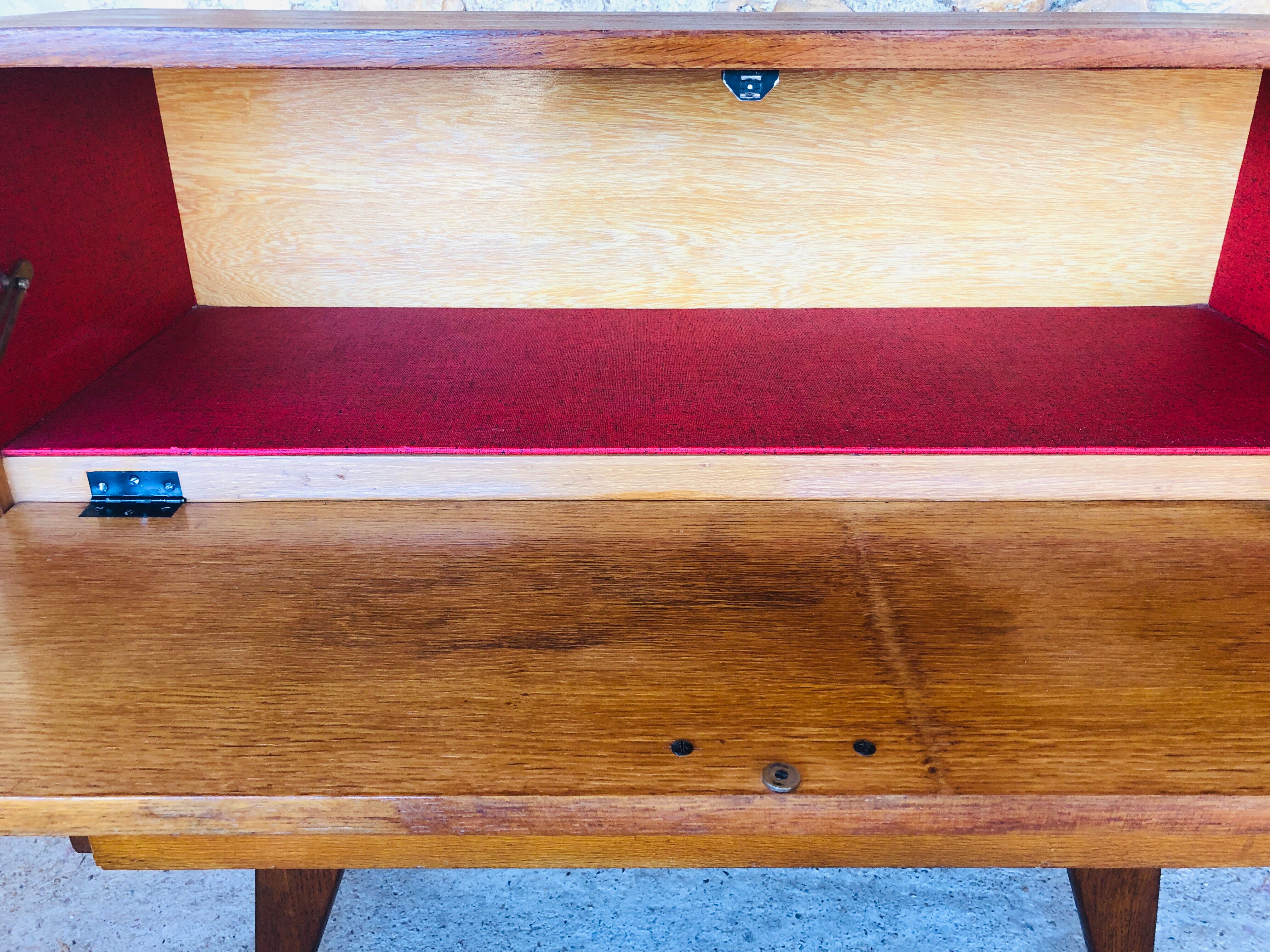 Storage furniture, double compartments, 50s/60s