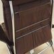 Brown velour armchair, Danish design, 1970s, production: Denmark
