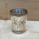 Silver timpani hallmarks Minerva goldsmith RB engraving floral decoration 40 grams