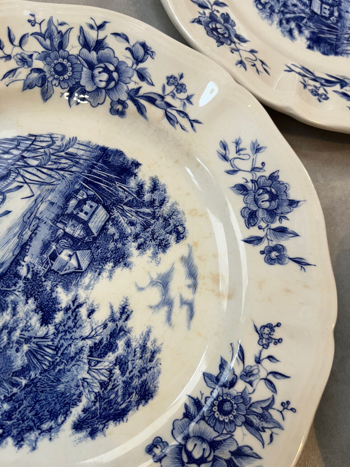 Set 8 assiettes dessert et plat « Romantic » Sarreguemines