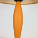 Lampe Olivier Villatte bois orange années 80