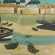 Yves Ganne: The Lighthouse Boat, original signed lithograph