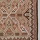 Vintage Turkish hallway rug 140x320 cm