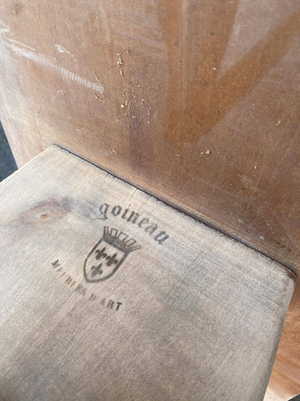 2 renovated oak farmhouse benches from the 20th century, 200cm.