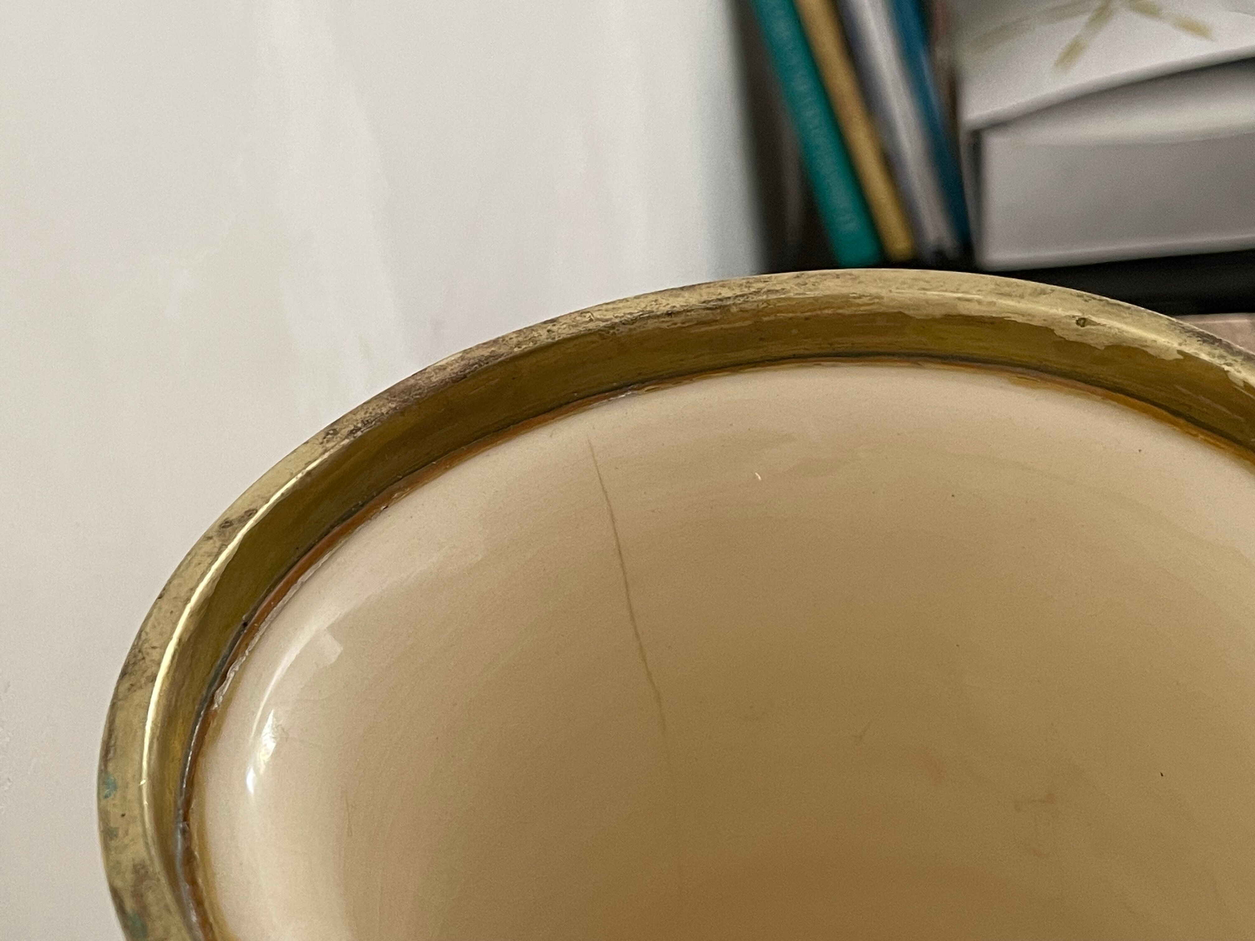 Bronze and ceramic pot Max le Verrier